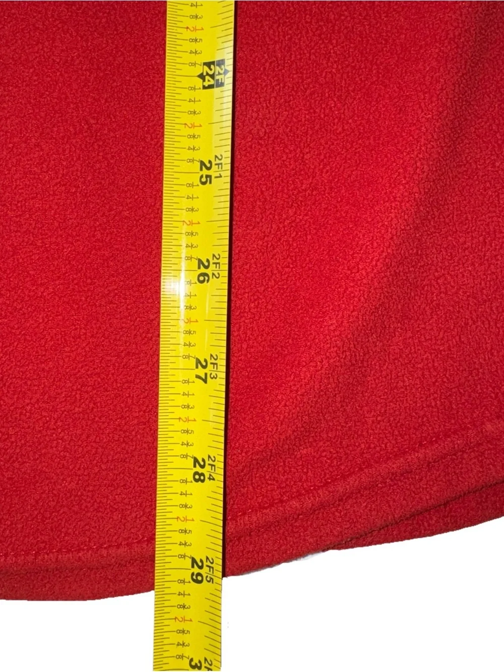 VTG 90’s Nike Fit 1/4 Zip Pullover Performance Fleece Red, Black Stretch Sides